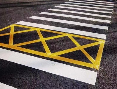 金华金华园区交通标线施工