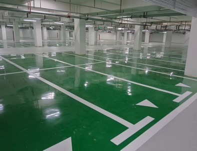 金华金华小区停车场标线